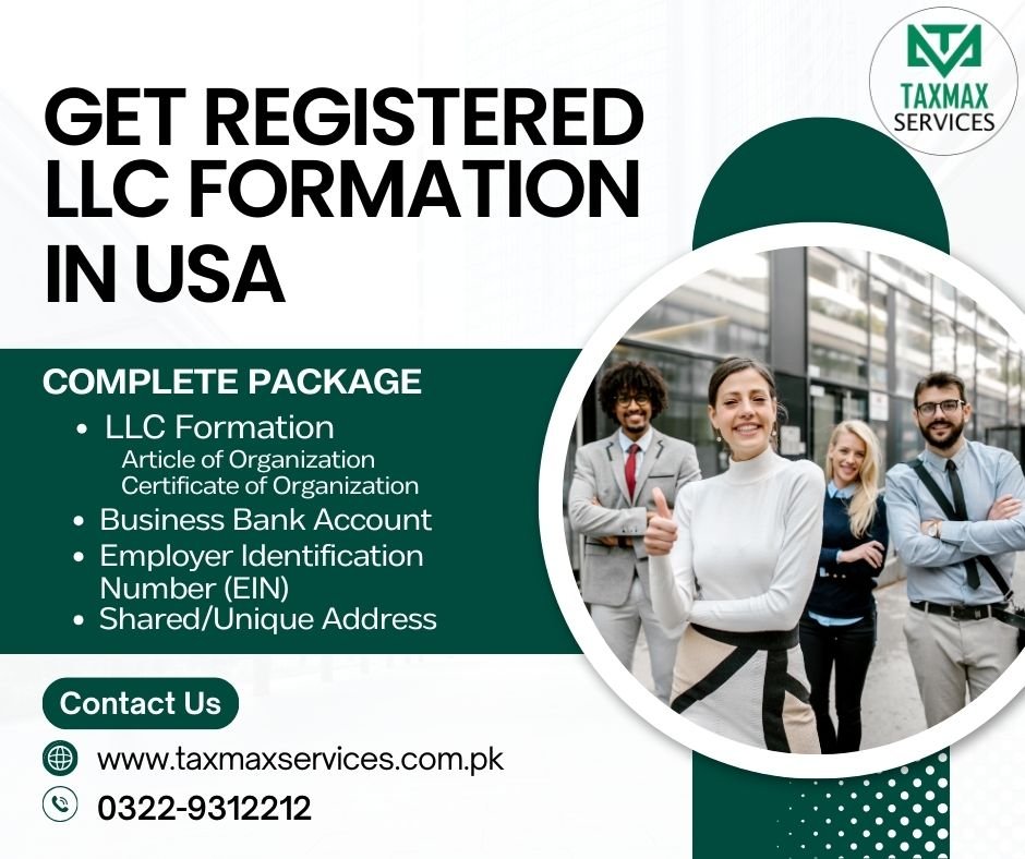 Get Registered LLC Formation In USA | Taxmax Services
